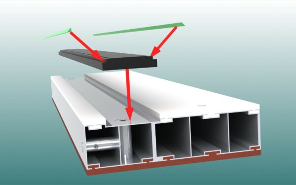 Kunststof 3-1 ver-hinkstapbalk en blindebalk