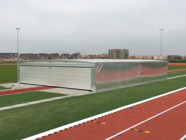 Aluminium polsstokhoog overkapping