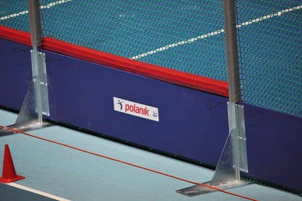 Polanik indoor kogelstoot afbakening
