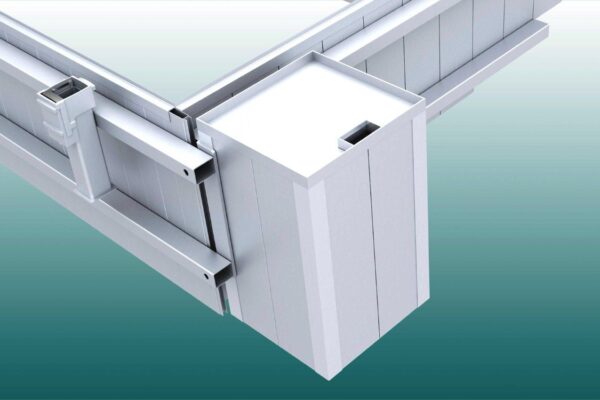 Waterschacht van aluminium