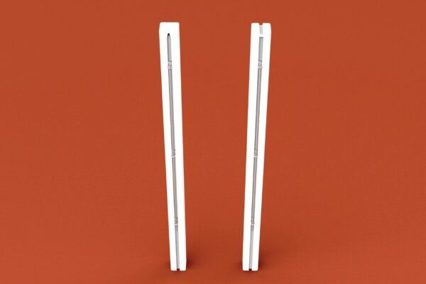 Tennispalen aluminium vierkant