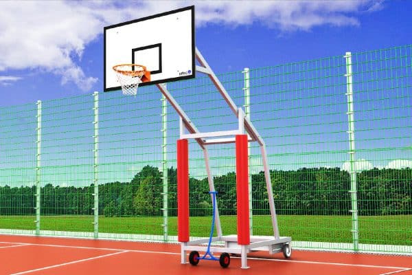 Mobiele basketbal systeem aluminium