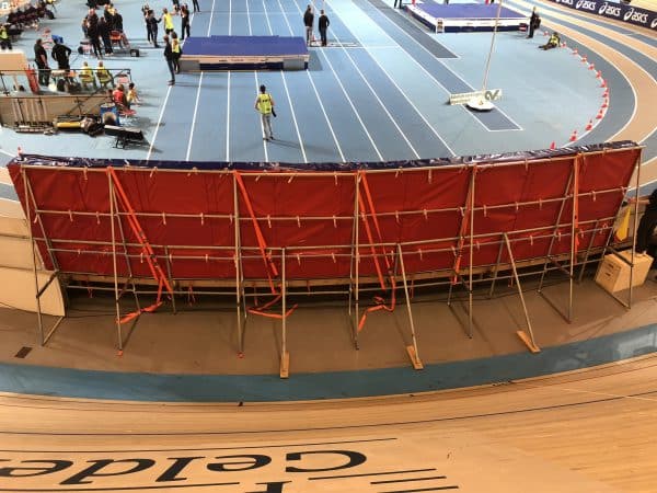 Polanik stop mat voor sprint