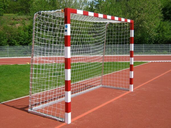 Handbaldoel - rood/wit