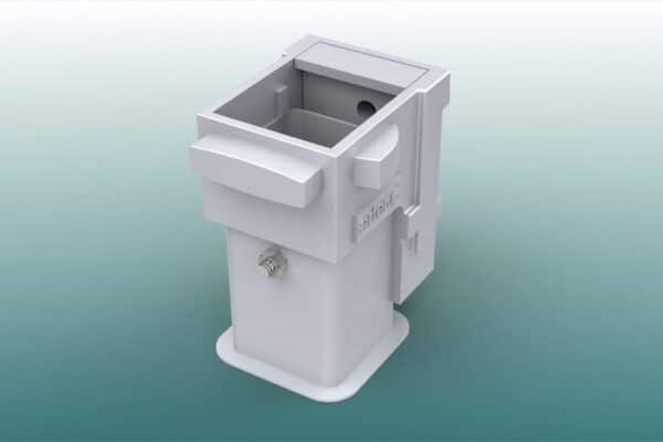 Grondpot voor extra bevestigingspunt voor rolstoel