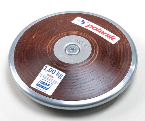 Polanik Competitie discus hout met RVS binnenring