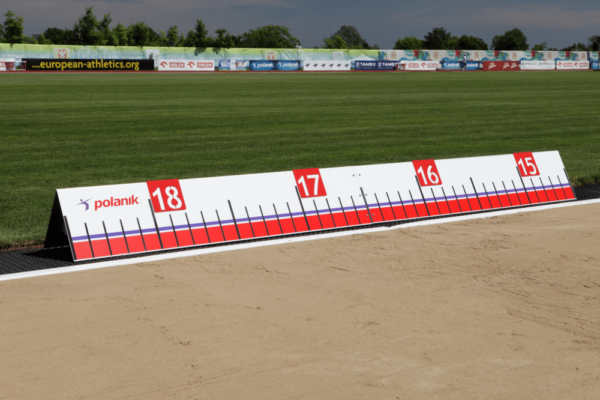 Polanik Aluminium afstandsmarkering ver- en hinkstapspringen