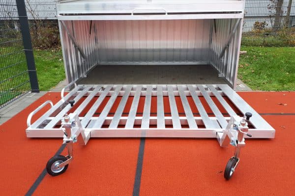 Aluminium opberggarage