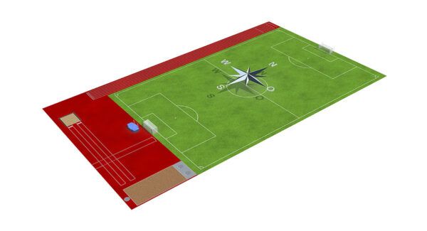 ACO Polymeerbeton molgoot voor sportvelden