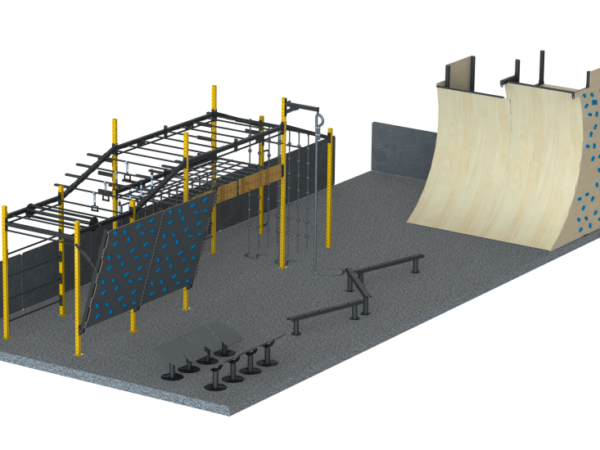 Obstacle and ninja training multi rig