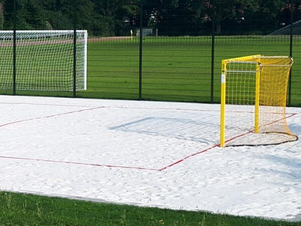 Beach handbaldoel aluminium kleur 300 x 200cm