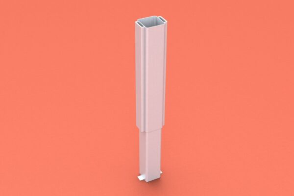 Grondpot voor beach voetbaldoelen 80x80mm