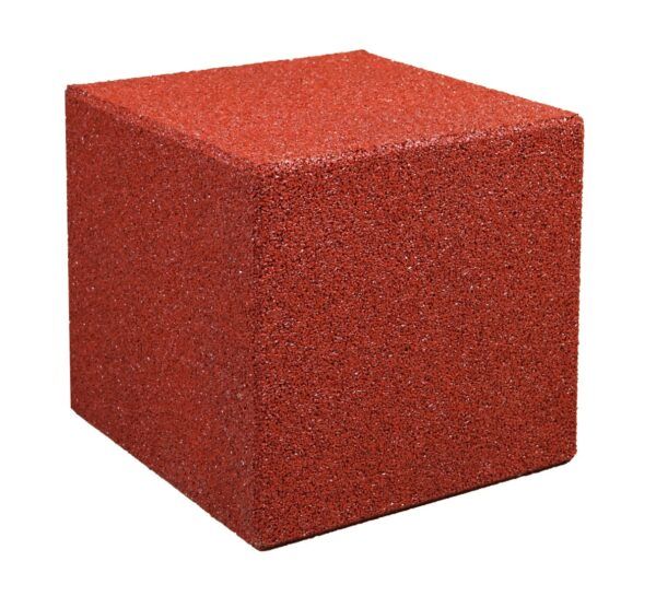 Rubberen (gerecycled) kubus