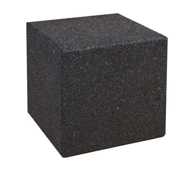 Rubberen (gerecycled) kubus