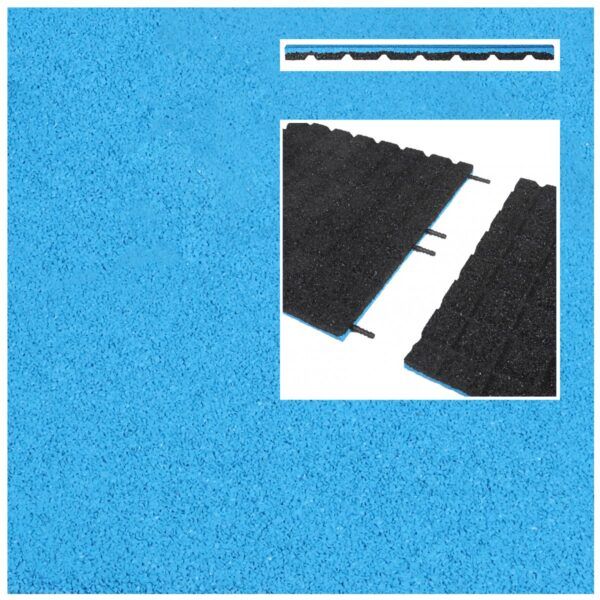 Rubberen (gerecycled) Safe & Soft EPDM tegel