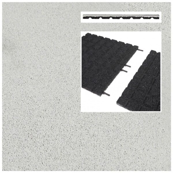 Rubberen (gerecycled) Safe & Soft EPDM tegel