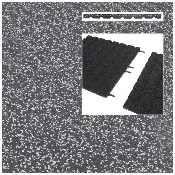 Rubberen (gerecycled) Safe & Soft EPDM tegel