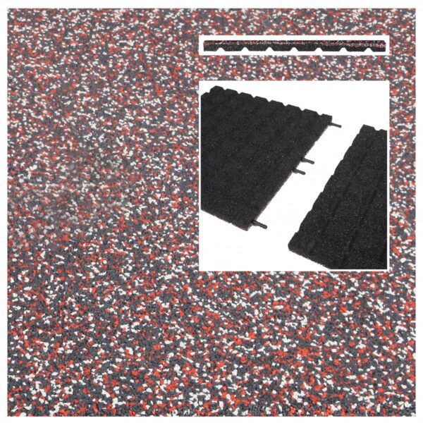 Rubberen (gerecycled) Safe & Soft EPDM tegel