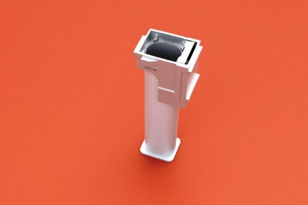 Grondpot speciaal voor balvangpaal (ovaal profiel)