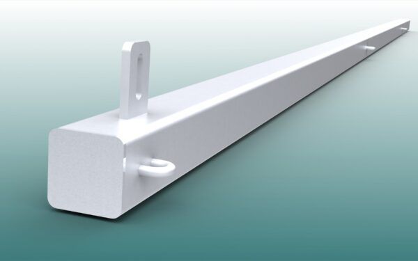 Kogelstoppaal van aluminium - hoogte 4 meter