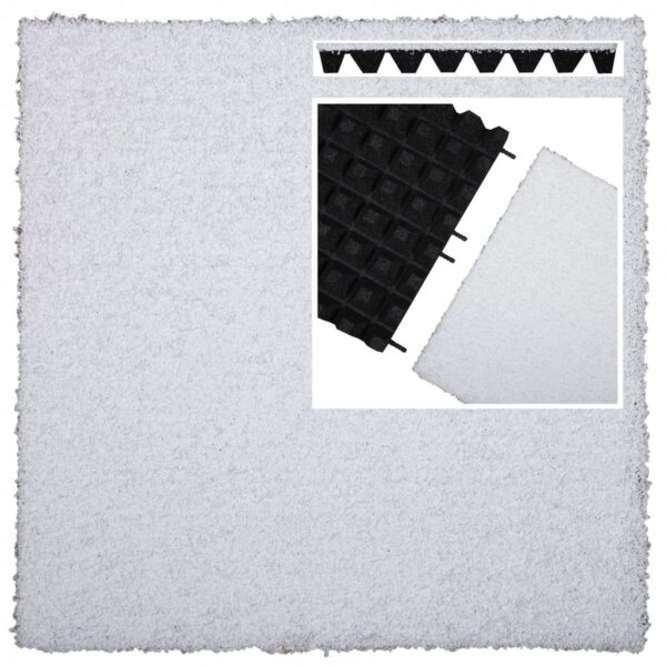 Rubberen (gerecycled) Safe & Soft Multiplay tegel met kunstgras