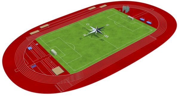 ACO Polymeerbeton afwateringssysteem sportgoot 125