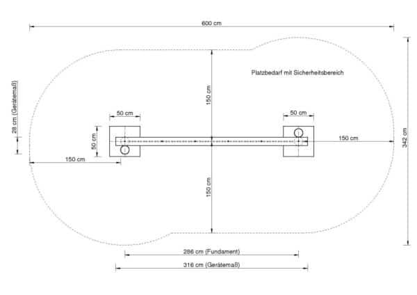 Safaripark, touwroute