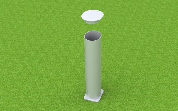 Standaard grondpot voor rugbydoelen