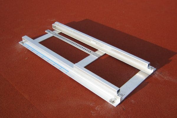 Polsstok rail met lock systeem