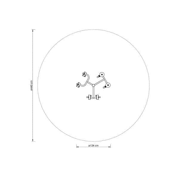 Ergometer inclusief bovenlichaam
