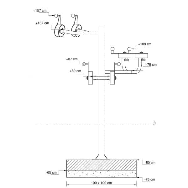 Ergometer inclusief bovenlichaam