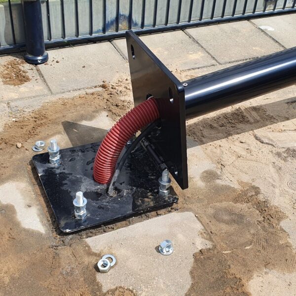 Camera paal met kantelvoet