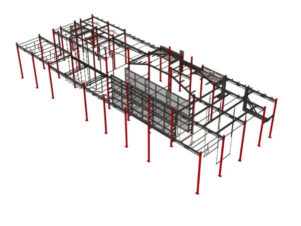 Obstacle and ninja training multi rig