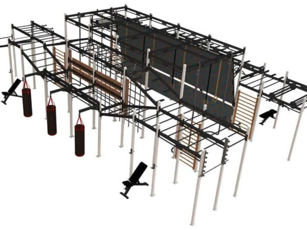 Obstacle and ninja training multi rig