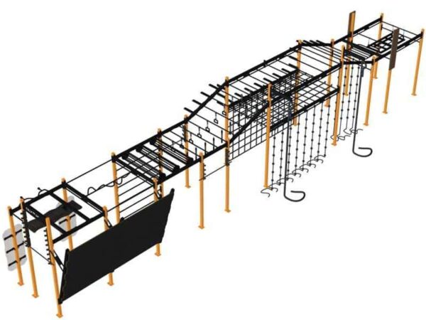 Obstacle and ninja training multi rig