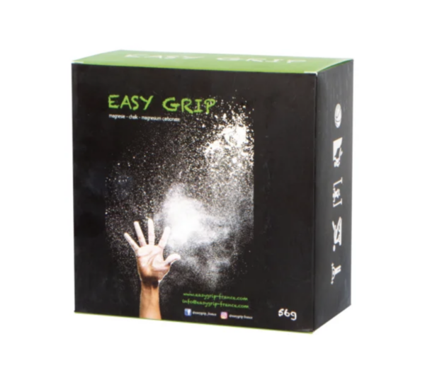 Doos met 8 blokken van 56 gram trainingsmagnesium.