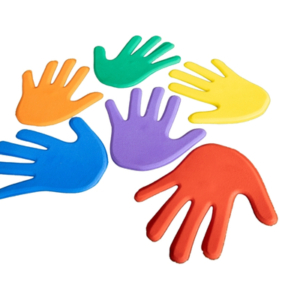 Markering Handjes Rubber- set van 12