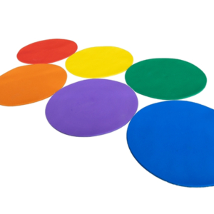 Vloermarkering rond- set van 6