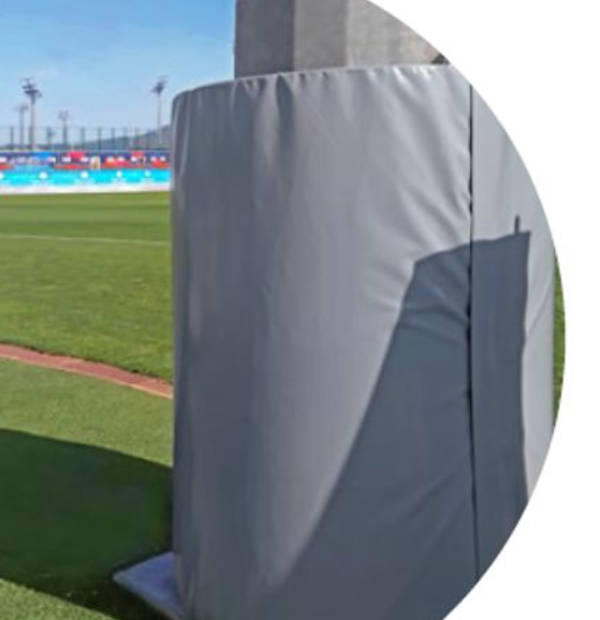 Bescherm-pad voor mast (ronde doorsnede)